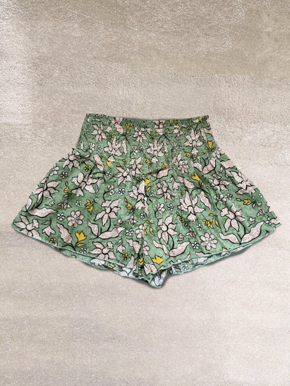 Aerie Floral Flowy Boho Shorts | Size: Small